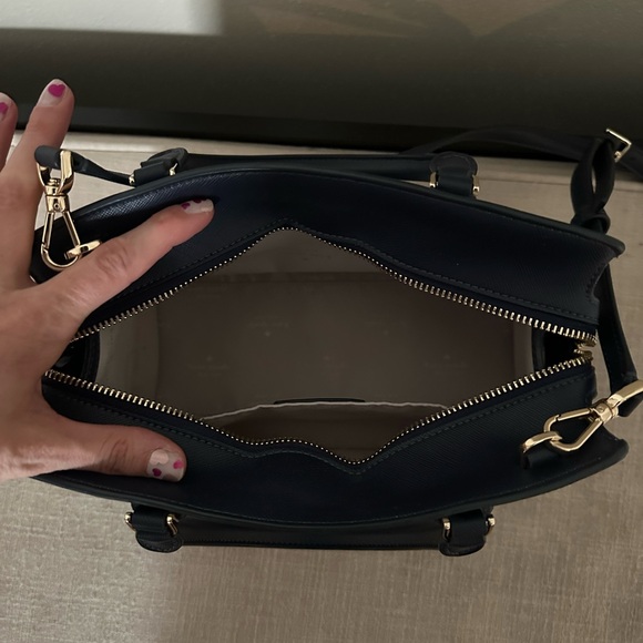 Like Brand new!! Kate Spade Madison Peacock Floral Medium Satchel - Picture 7 of 7